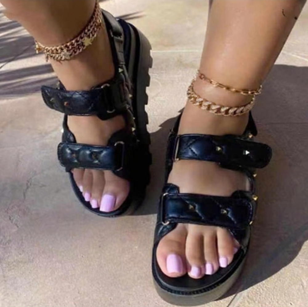 DOUBLE STRAP SANDALS - Picture 3 of 4